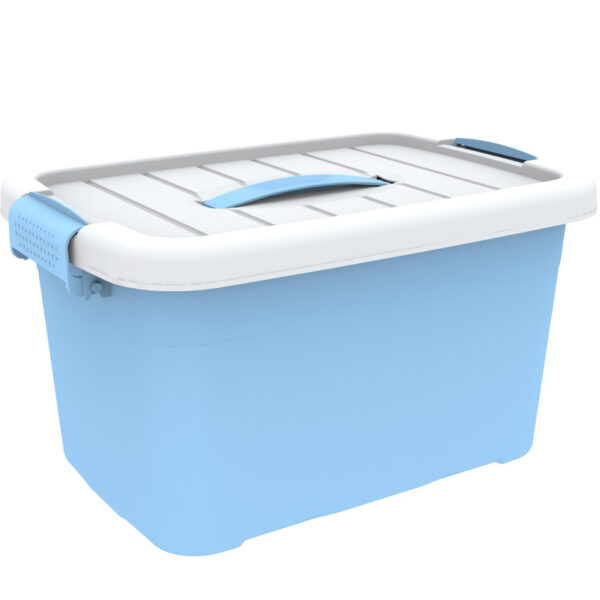 プラスチック製の透明な収納ボックス、家庭用の衣類収納ボックス、ワードローブ、おもちゃの収納キャビネット、特大で厚みのある整理ボックス - 画像 (3)