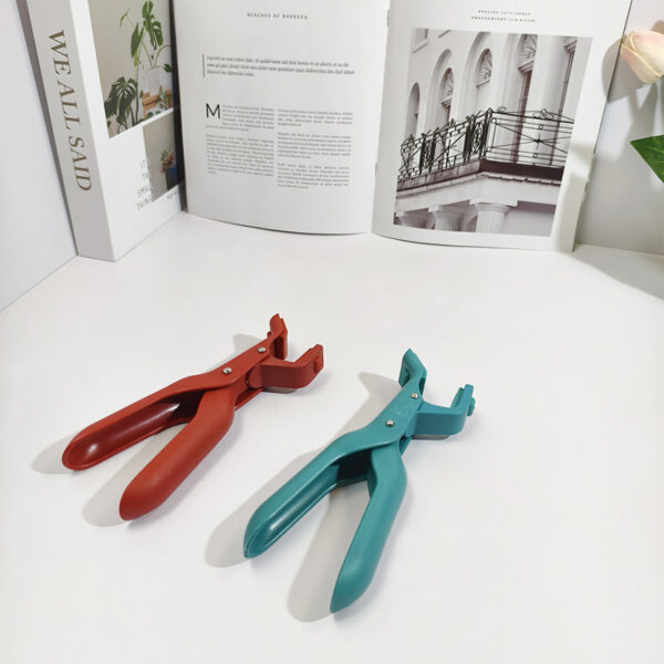 ボウルや皿を拾うためのキッチンのやけど防止クリップ、電子レンジ、野菜用のシリコンクリップ、蒸し器、ご飯保温ツール - 画像 (3)