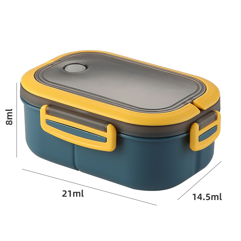 HOMEOUN 電子レンジ対応 ランチボックス 弁当箱 オフィスワーカー 食器付き 大容量 携帯用ランチボックス - 画像 (6)