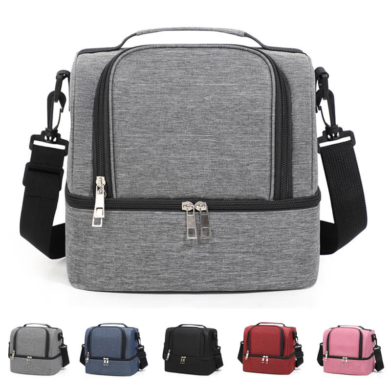 HOMEOUN 鮮度保持アイスパック アウトドアランチボックスバッグ ポータブル断熱バッグ 大容量 マミーボトルバッグ ランチバッグ 断熱バッグ