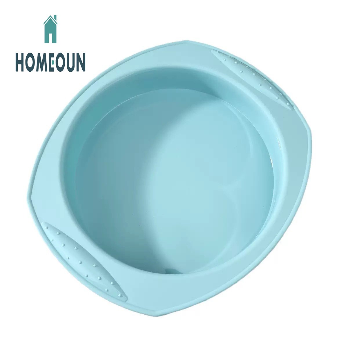 HOMEOUN シリコン製ベーキングトレイ ベーキングトレイ 家庭用 DIY ベーキング ラウンド 型から簡単に取り外せる お手入れ簡単 ベーキングトレイ ピザベーキングトレイ